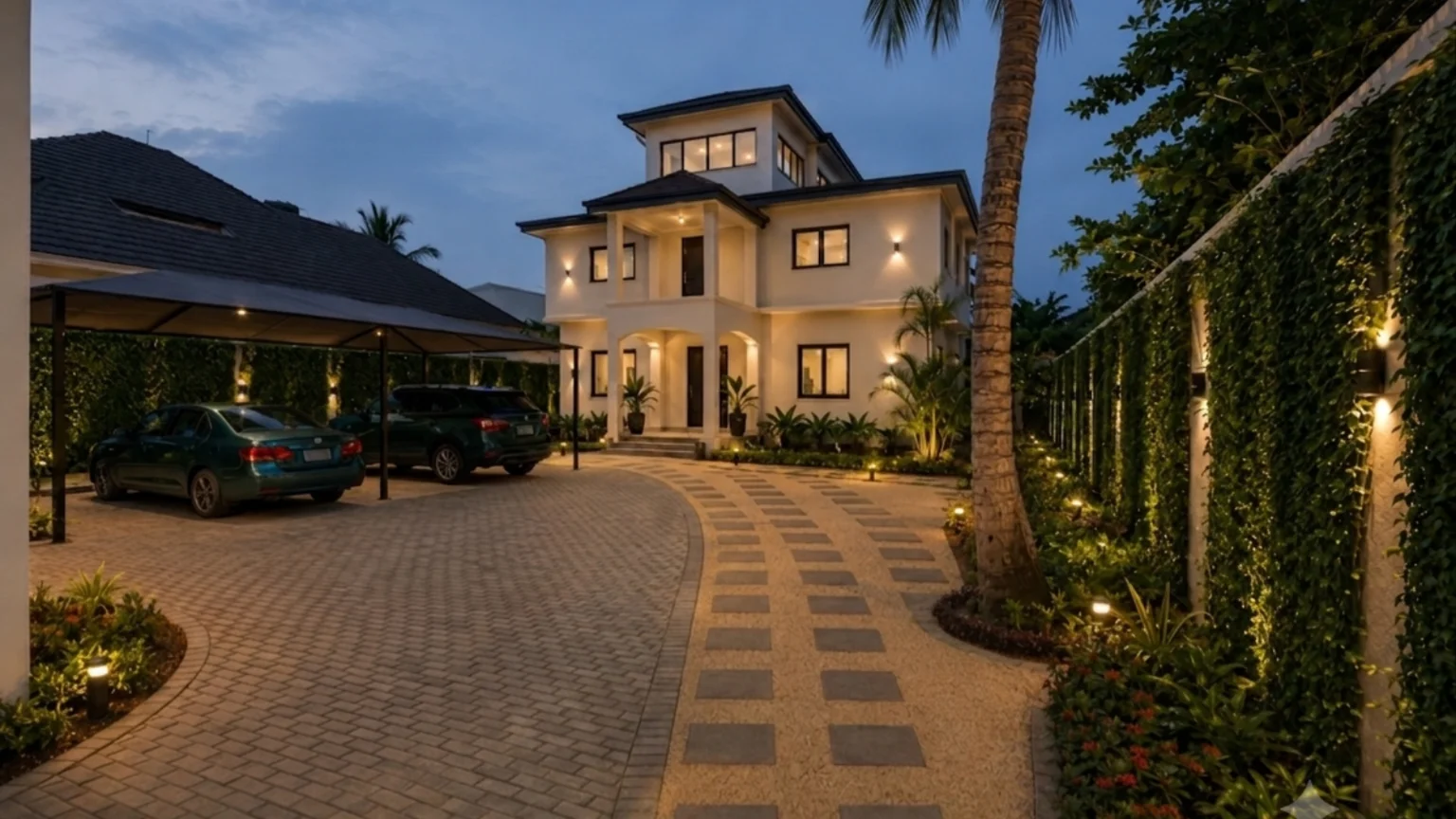 Harryscapes lawn edge after landscaping